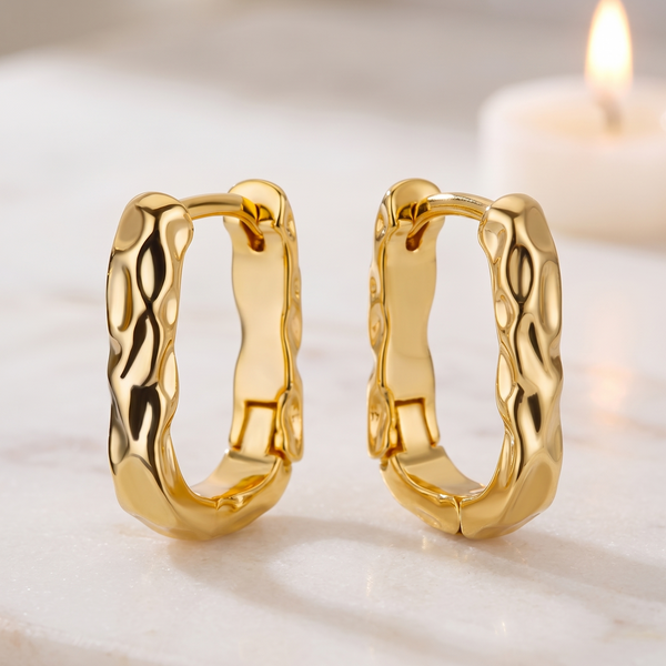 NOORI Twisted Braided Hoop Earrings